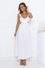 Starlight Shining Maxi Dress White