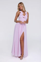 Celebrate You Halter Maxi Dress Pink