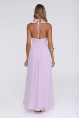 Celebrate You Halter Maxi Dress Pink