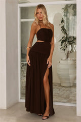Summer Daze Maxi Dress Chocolate