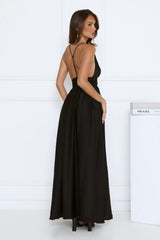 Secret Strolls Maxi Dress Black