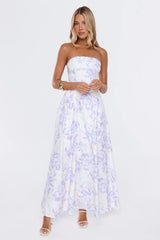 Simply Lovely Strapless Maxi Dress Lilac