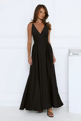 Secret Strolls Maxi Dress Black