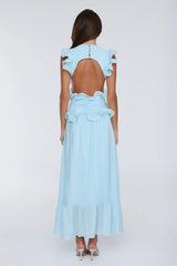 Evening Luxe Maxi Dress Light Blue