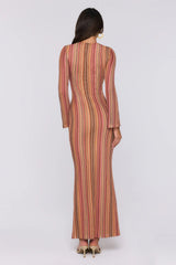 Crystal Coast Knit Maxi Dress Multi