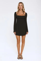 Trendiest Girl Mini Dress Black