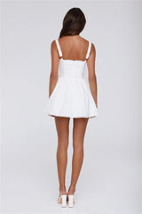 Morning Whispers Mini Dress White