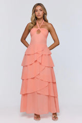 Lead Don’t Follow Maxi Dress Peach