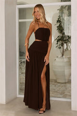 Summer Daze Maxi Dress Chocolate