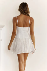Choose Pretty Mini Dress White