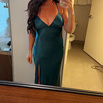 The Sophia Satin Maxi Dress Bronze