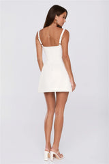 Blossom Society Mini Dress Off White
