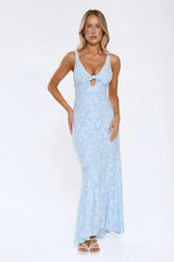 Effortless Glow Maxi Dress Blue