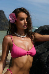 Lush Tide Swim Top Pink