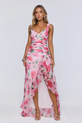 Glow Like A Star Maxi Dress Pink