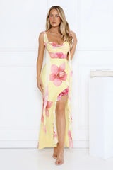 Honey Wink Maxi Dress Yellow