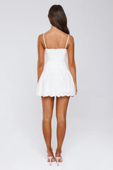 Afternoon Glow Mini Dress White