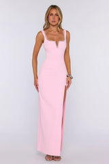 Exotic Soirée Maxi Dress Light Pink