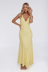 Soft Life Club Maxi Dress Yellow