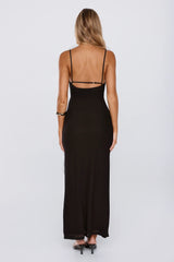 Everyone Loves Mesh Maxi Dress Black