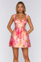 Playful Poise Mini Dress Pink