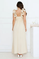 Dusk Pop Maxi Dress Yellow