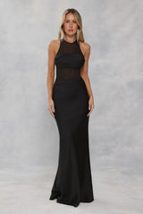 Captivating Smile Maxi Dress Black
