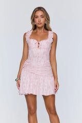 Unwritten Dress Code Mini Dress Pink