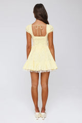 Endless Allure Mini Dress Yellow