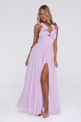Celebrate You Halter Maxi Dress Pink
