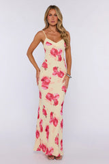 Bloom Dazzle Maxi Dress Yellow