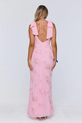 Soft Icon Energy Embellished Maxi Dress Pink