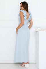 Dusk Pop Maxi Dress Blue