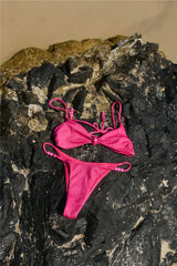 Lush Tide Swim Top Pink