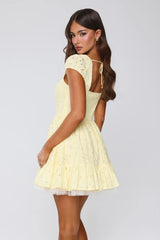 Endless Allure Mini Dress Yellow