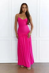 Gardenia Glow Maxi Dress Pink