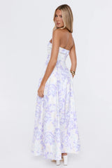 Simply Lovely Strapless Maxi Dress Lilac