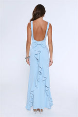 Glowing Goddess Maxi Dress Blue