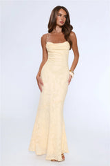 Bridge To Wonderland Maxi Dress Lemon
