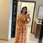 Festival Of You Strapless Tulle Maxi Dress Mustard