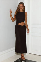 This Is The Look Mesh Maxi Dress Black