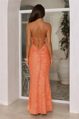 Bridge To Wonderland Maxi Dress Orange