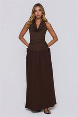 Studio Pretty Maxi Dress Brown