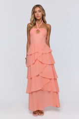 Lead Don’t Follow Maxi Dress Peach