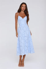 Tide Kissed Midi Dress Blue