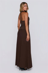 Studio Pretty Maxi Dress Brown