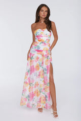 Pretty Much Perfect Strapless Maxi Dress Pink