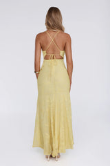 Soft Life Club Maxi Dress Yellow