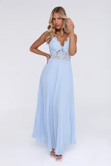 Pretty In Daylight Maxi Dress Blue