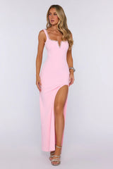 Exotic Soirée Maxi Dress Light Pink
